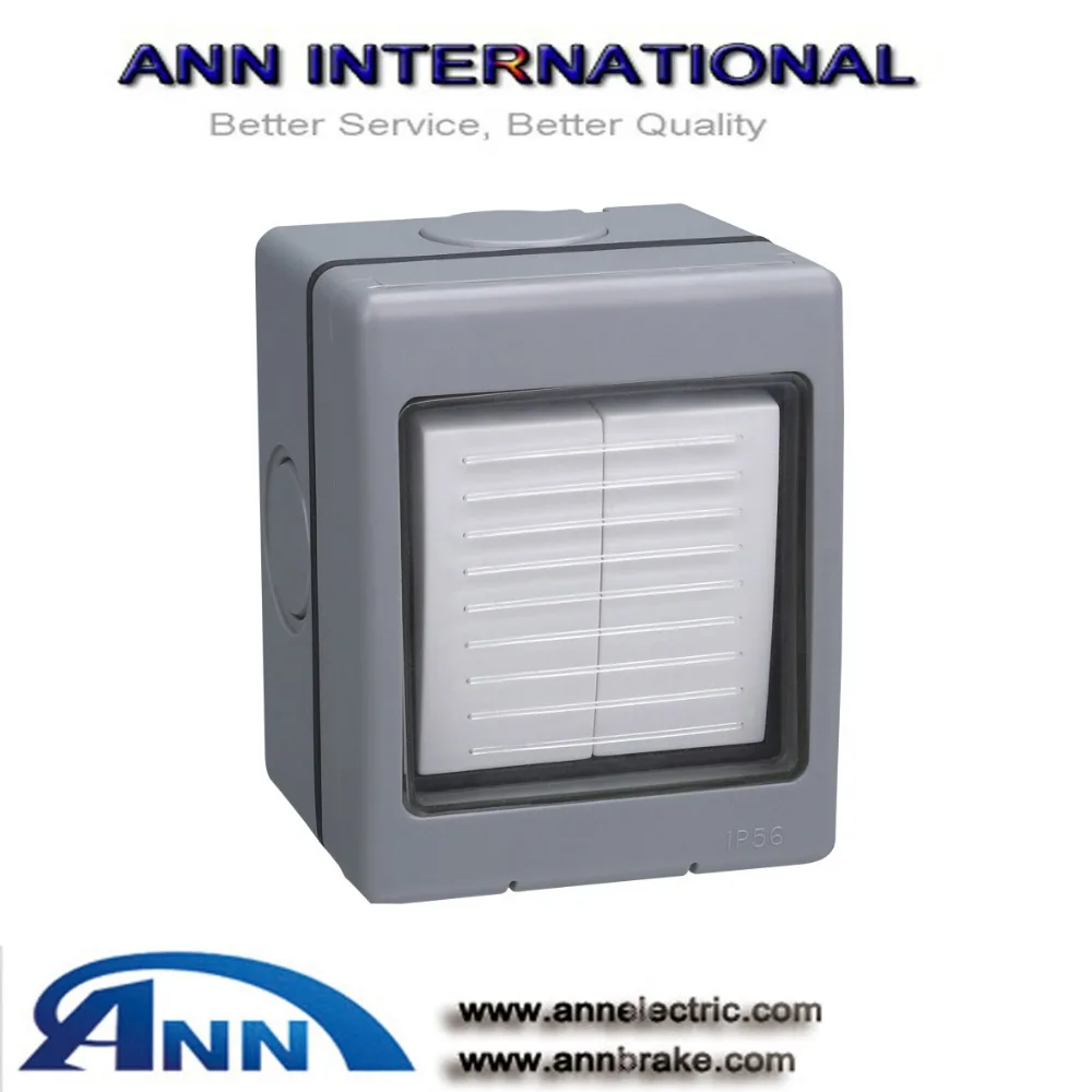 

AT210(1 way ) weather protected switches,2 Gang 1 way switch, IP 56