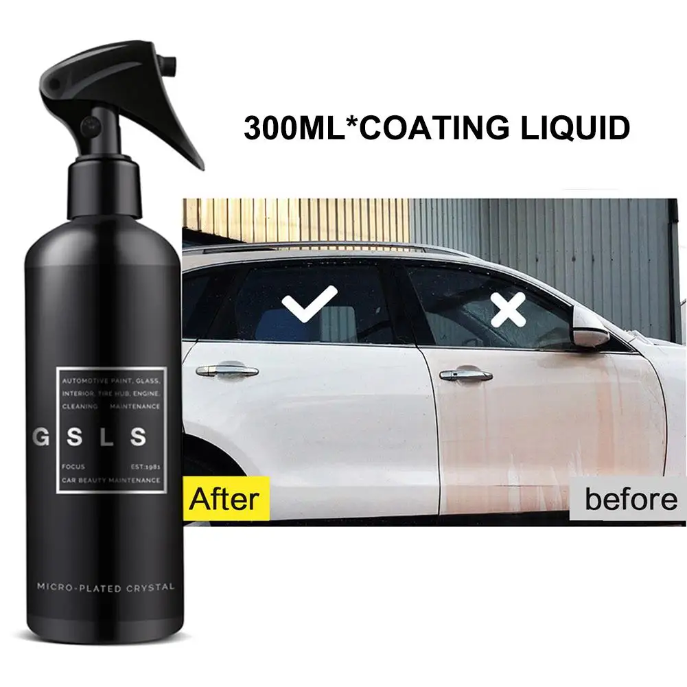  Professional 300ML Full Car Nano Coating Liquid Hydrophobic Spray Wax For Whole Car Body Instrument