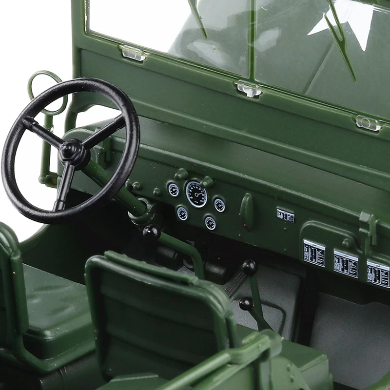 Литой 1:18 из сплава для джипа, военная тактика, модель автомобиля, открывающийся капот, панели, чтобы раскрыть двигатель для детей, Подарочные игрушки