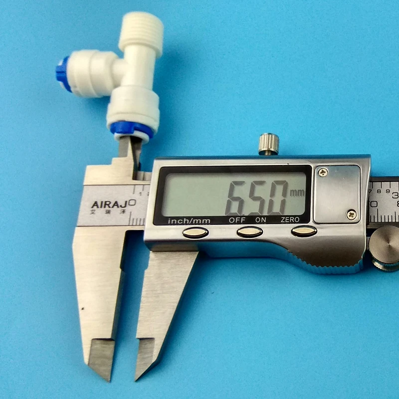 1 шт. 1/4 "-1/4" трубка OD шланг 1/4 "солодовый тройник адаптер Быстрое подключение RO вода фурнитура для соединителя обратного осмоса аквариумная