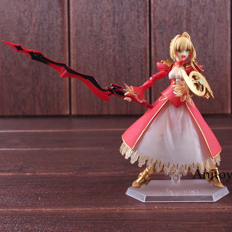 Fate/EXTELLA Nero Claudius Red Saber Doll Figma 370 PVC Action Figure Fate Extella Collectible Model Toy