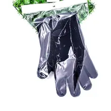 Waasoscon кухонные прихватки для духовки анти-горячие анти-скользкие черные силиконовые длинные соты барбекю перчатки Теплоизоляция luva de cozinha