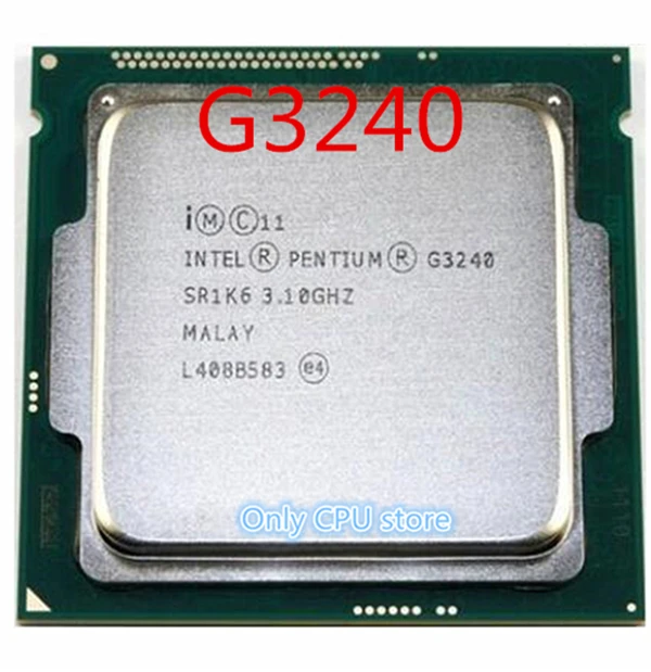 Intel Processor Processor G3240 LGA1150 22 nanometers Dual-Core 100% working properly Desktop Processor gaming processor