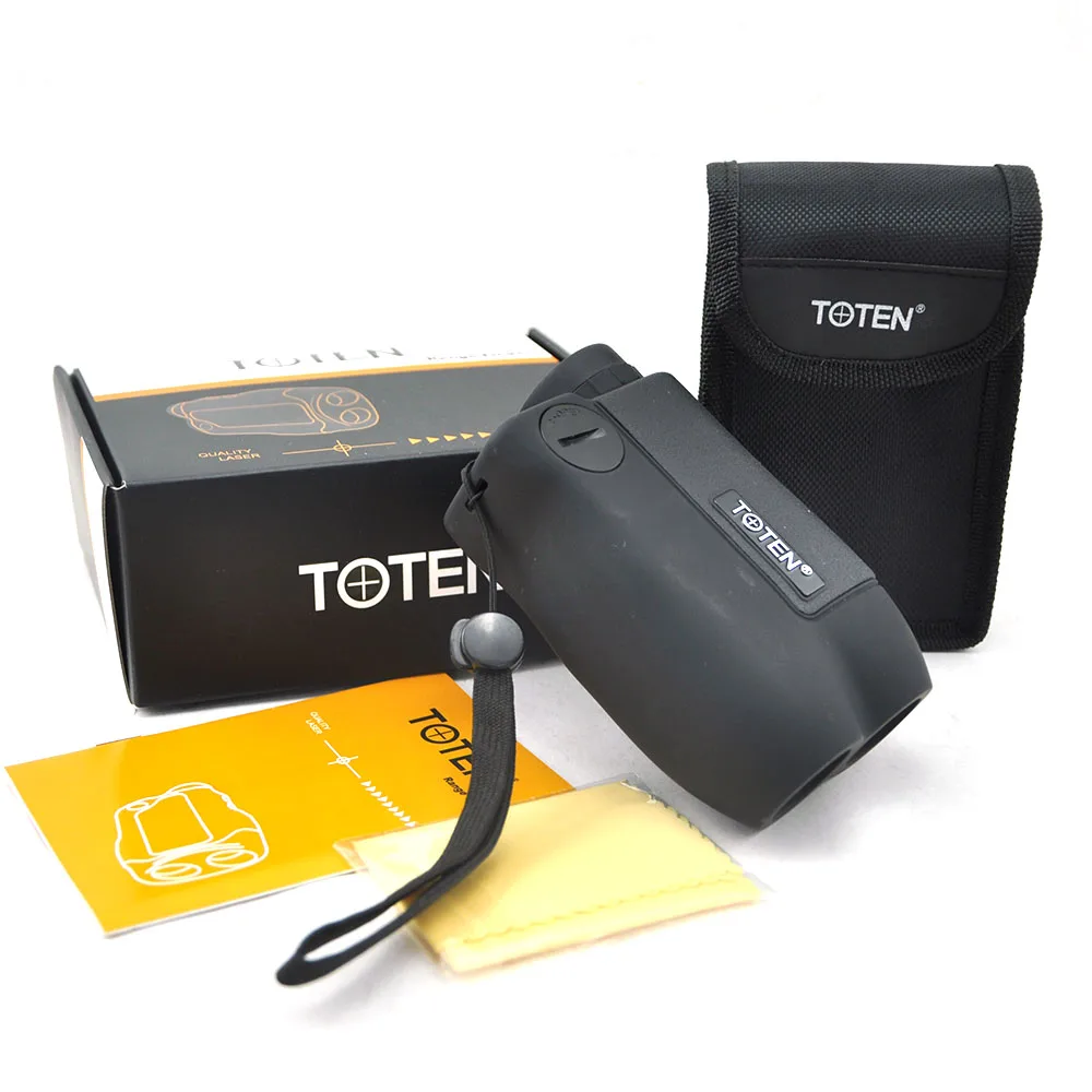 Лазерный дальномер TOTEN Optics 6x25 Монокуляр для охоты измерение 600 м/г целевой высота