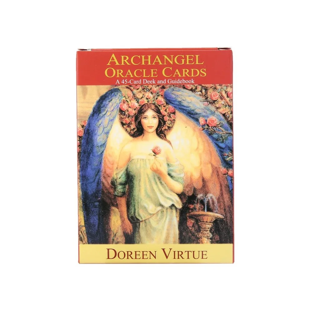 Английская настольная игра Archangel Oracle Cards Read The Mythic Fate divination For Fortune Tarot палубная карта игры 45 карт - Цвет: Archangel Oracle