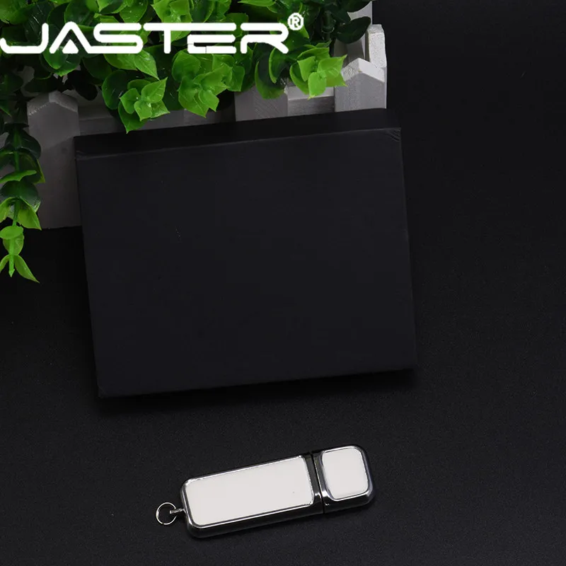 JASTER Пользовательский логотип цветной принт кожа usb 2,0 карты памяти флэш-накопитель 64 ГБ 32 ГБ 16 ГБ 8 ГБ 4 ГБ подарок компании