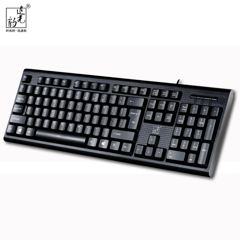 Проводная клавиатура ZGB Q9 1 шт. для дома и офиса PS/2 USB интерфейс на выбор|office