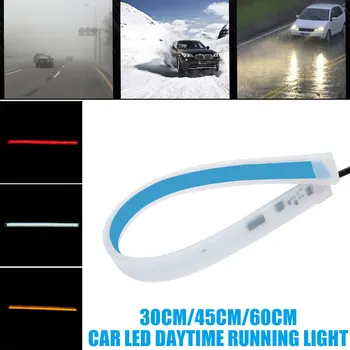 

Vehemo DC12V Led Daytime Running Lights Car Turn Signal Guide Strip Universal Bulb Headlight Light Bar