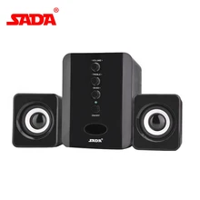 Сада d-202 Mini USB 2.1 Проводная Комбинации Динамик бас плеера сабвуфер для мобильного телефона портативных ПК