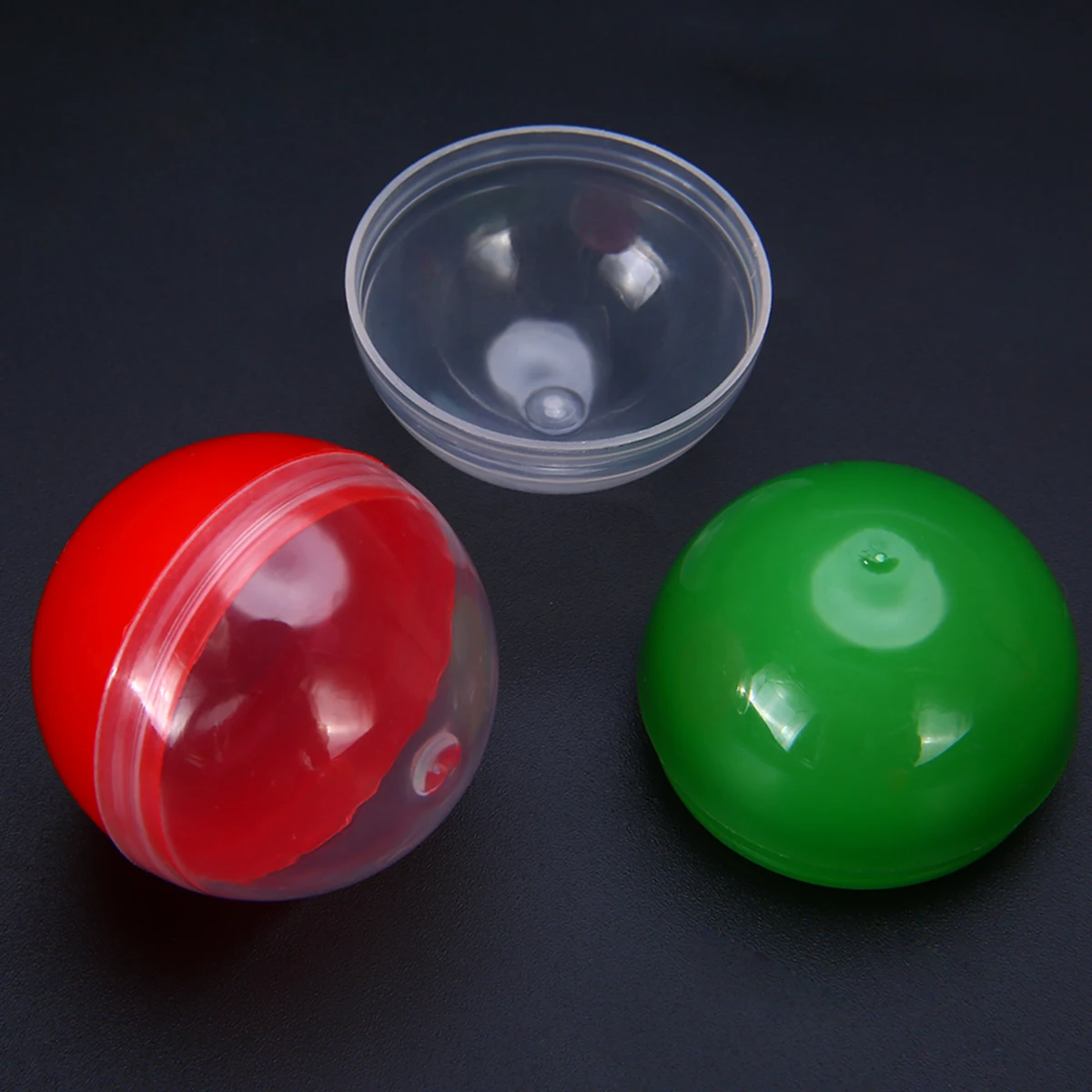 10Pcs Mix Colored 1.2'' Vending Toy Capsules Vending Machine Empty Round Toy Capsules 32mm Diameter For Event Party Gift