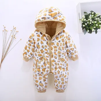 

BibiCola winter baby rompers newborn boys girls snowsuit outfits infant baby hooded rompers jumpsuit clothing toddler snowwear