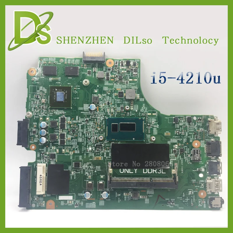 KEFU 13269-1 для DELL inspiron 3542 DELL 3542 3442 5749 материнская плата 13269-1 ПРБ FX3MC REV A00 материнская плата I5-4210U GT820M PM