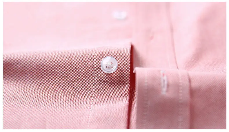 8Colors Plain Shirts Men Long Sleeve Casual Autumn Spring Cotton Oxford Denim Male Shirts Plus size M-5XL Solid Muls Brand Clothing-0