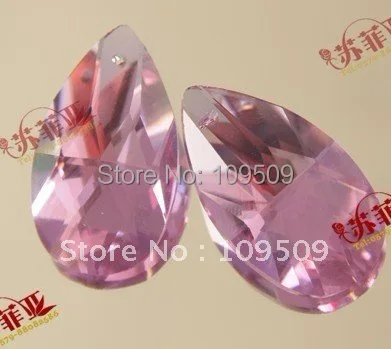 

Free Shipping, 50 Chandelier Crystals Amethyst prism 38mm Teardrop Almond Prism Parts