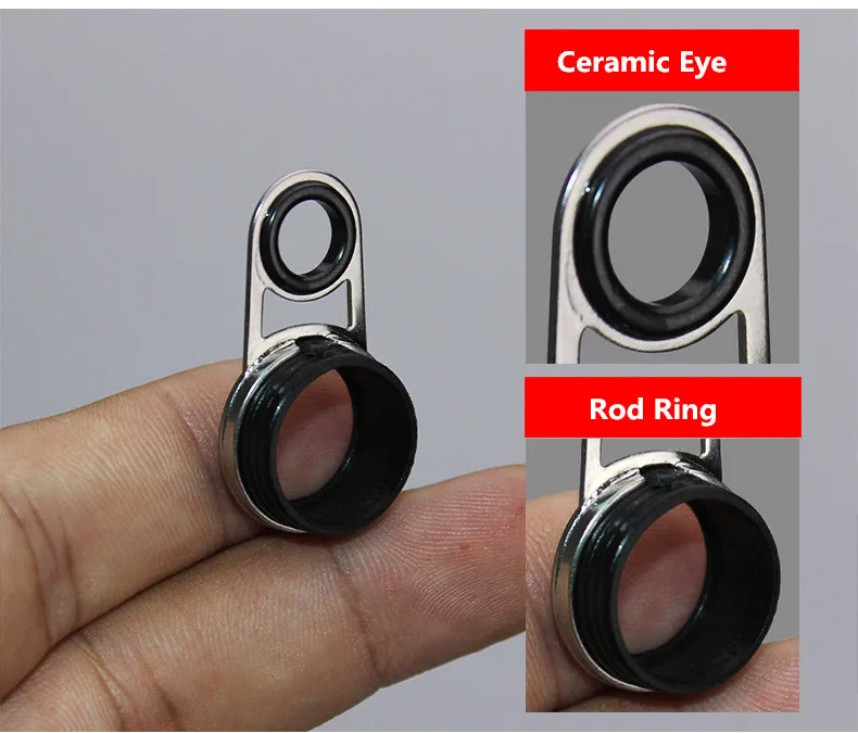 Multiple Sizes Telescopic Sea Fishing Rod Guide Rings 23456789101112mm Diameter Rock Fishing Rod Repair Guides Ring (5)