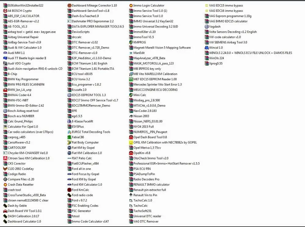 170 ECU регулирующее программное обеспечение + 10gb ЭБУ свалки (после экстракта)