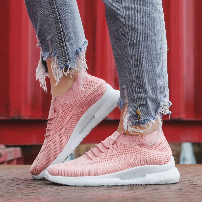 

Women Shoes 2019 New Arrivals Fashion feminino light breathable mesh shoes woman casual shoes Walking Running Sneakers