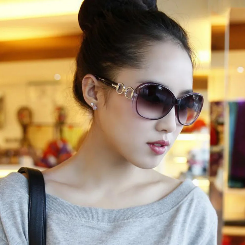 

Women Retro Sunglasses Multicolor Vintage Oversized Frame Eyewear Goggles Elegant Uv Protection Spectacle A30