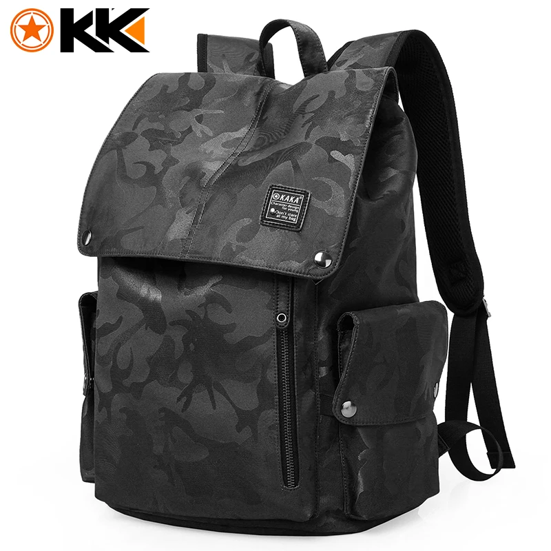

KAKA Mochila Camouflage 15.6" Laptop Backpack Men Oxford Waterproof Large Multifunctional Bagpack Casual Man Backpacks for teens