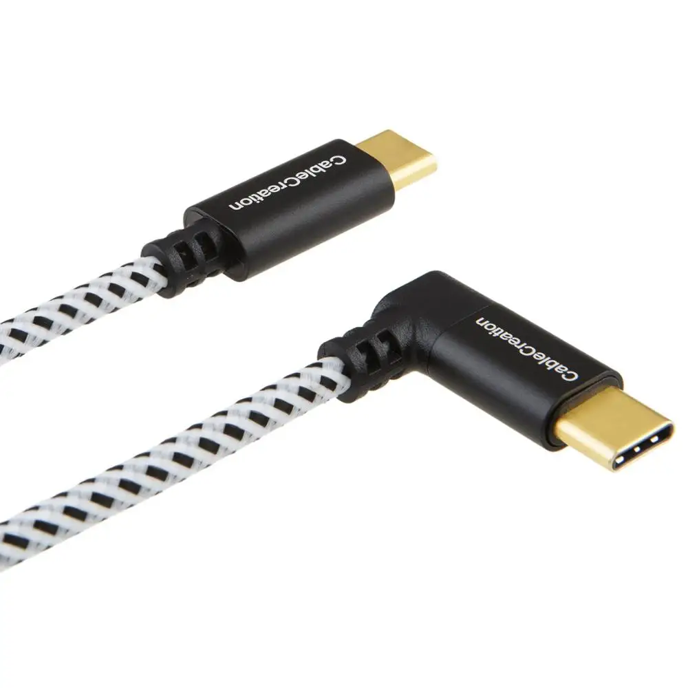 Прямой угол USB C кабель CableCreation 4 фута 90 градусов Type совместимый с MacBook(Pro) Pixel Galaxy S9 +