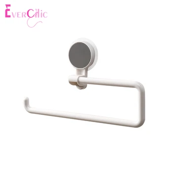 

Kitchen Shelf From Punching Non-trace Bathroom Towel Paper Towel Paper Rack Mounts Receive Frame
