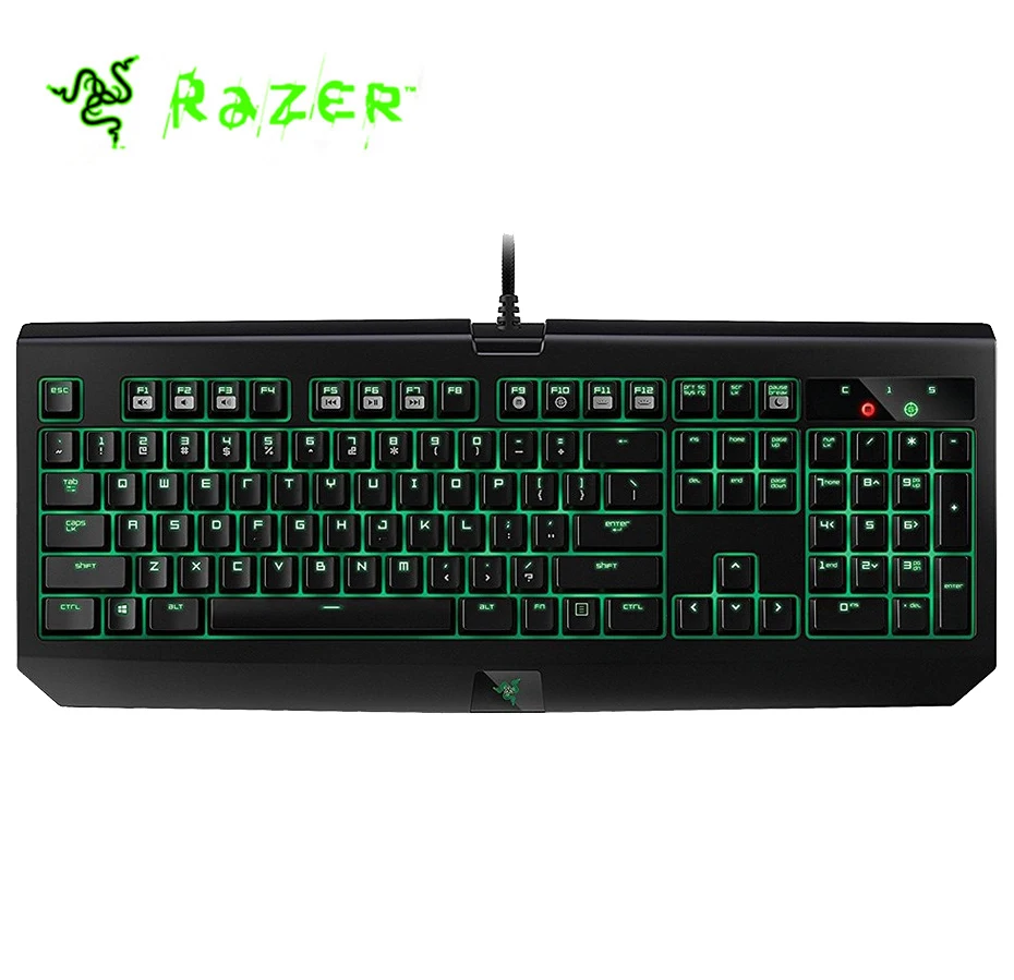 Original Razer Blackwidow Ultimate 2016 Wired Gaming Keyboard Backlit Programmable Green Switches US Layout Mechanical Keyboard Original Razer Blackwidow Ultimate 2016 Wired Gaming Keyboard Backlit Programmable Green Switches US Layout Mechanical Keyboard