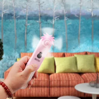 

Mini USB Pocket Fold Fan Electric Portable Hold Small Fan Originality Small Household Electrical Appliances Desktop Electric Fan