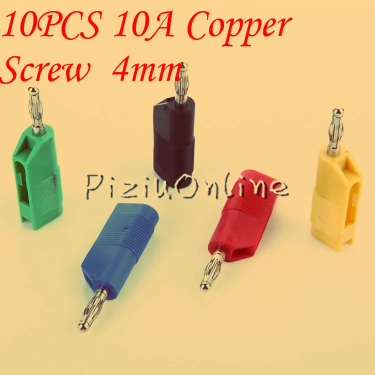 10PCS/LOT YT207 4 mm banana plug socket copper The test plug Terminal