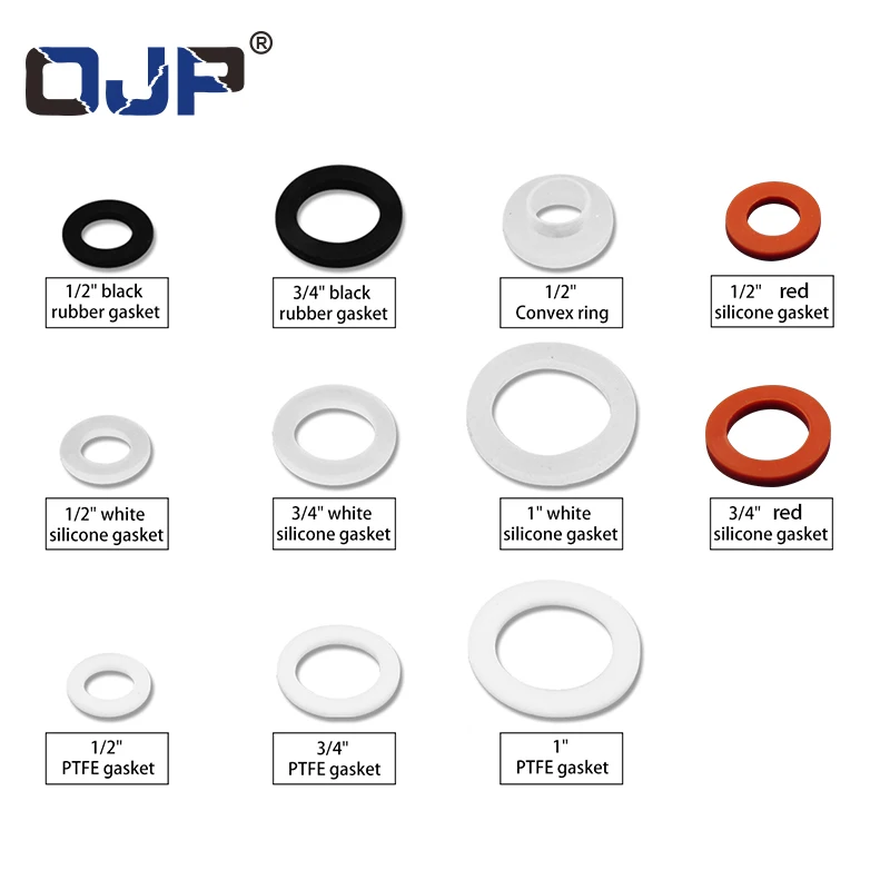 Белый черный 1/2 "3/4" 1 "резиновое кольцо из кремния PTFE плоская прокладка уплотнительное кольцо для душевой насадки шланг сильфонная трубчатая шайба кольцо|Прокладки| | АлиЭкспресс