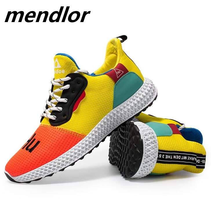 

new flying woven men's shoes breathable running sports shoes Korean men's casual trend mesh shoes