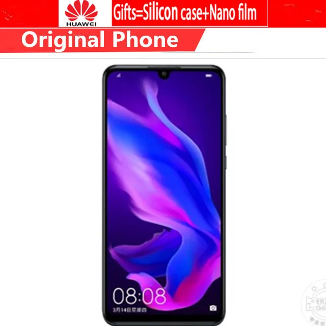 

Original HuaWei Nova 4E P30 Lite 4G LTE Mobile Phone Kirin 710 Android 9.0 6.15" 2312X1080 6GB RAM 128GB ROM Fingerprint 32.0MP