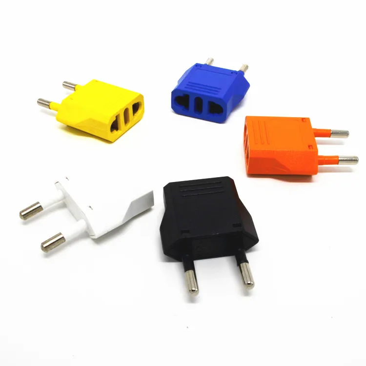 

5 pcs US to EU Plug adaptor plug convertor Travel Adapter Power Converter Wall Plug