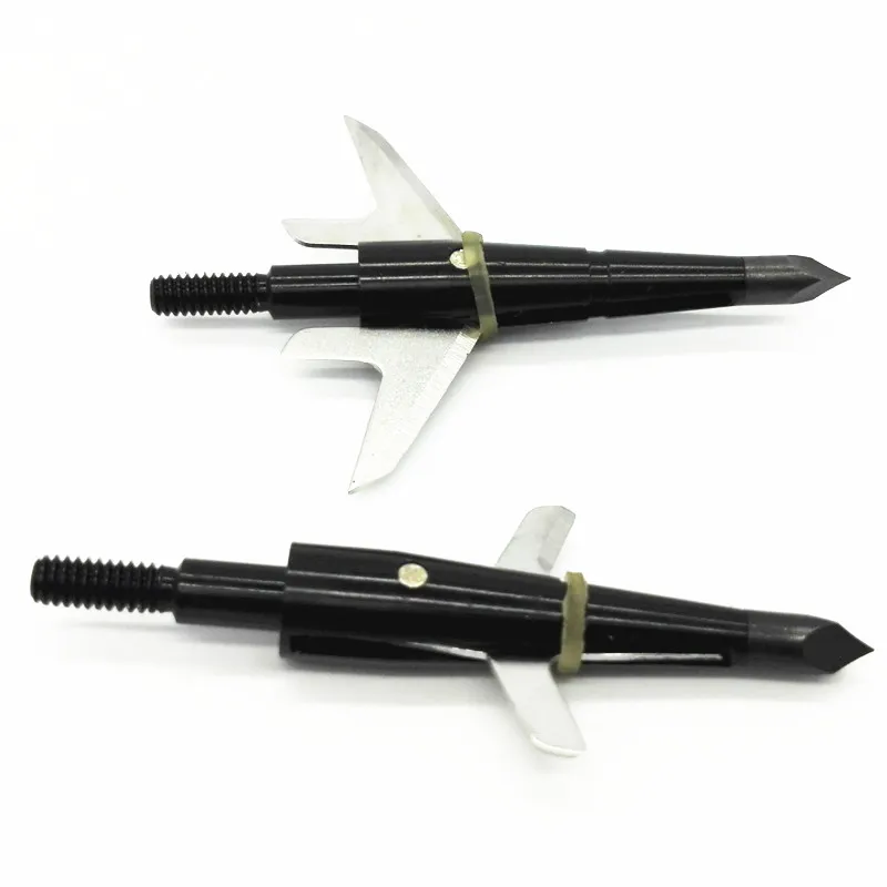 Broadhead 3pcs Swhacker 2 Blade Expandable Broadheads 100 Grain 2.5