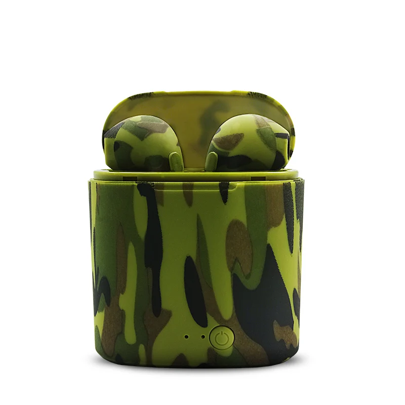 

i7s Camouflage TWS Air Pods Bluetooth Headphones Colorful Wireless Earbuds Gaming Headset Stereo Earphones For Cellphone xiomi