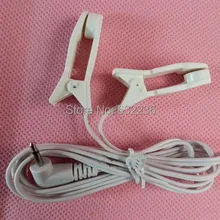 DHL 200 шт./лот DC2.5MM ухо клип электрод провода/кабель соединительный провод для цифровой терапии машина, десятки массажер