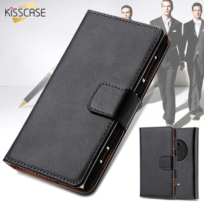 

KISSCASE For Nokia 1020 Case PU Flip Leather Phone Cases For Nokia Lumia 1020 N1020 Business Men Card Slot Wallet Cover Pouch