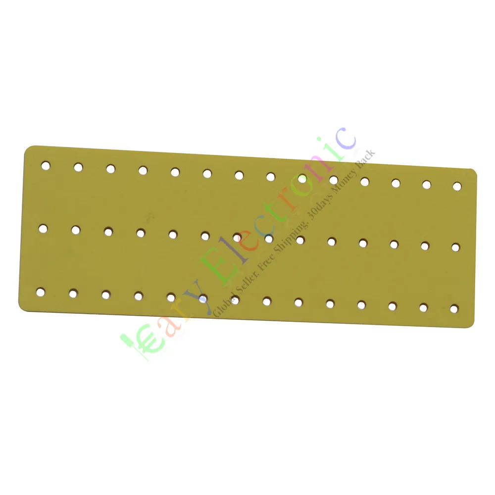 Wholesale and retail 4pc PCB Fiberglass Turret Terminal Strip 42pin Holes Tag Board audio amps DIY free shipping |