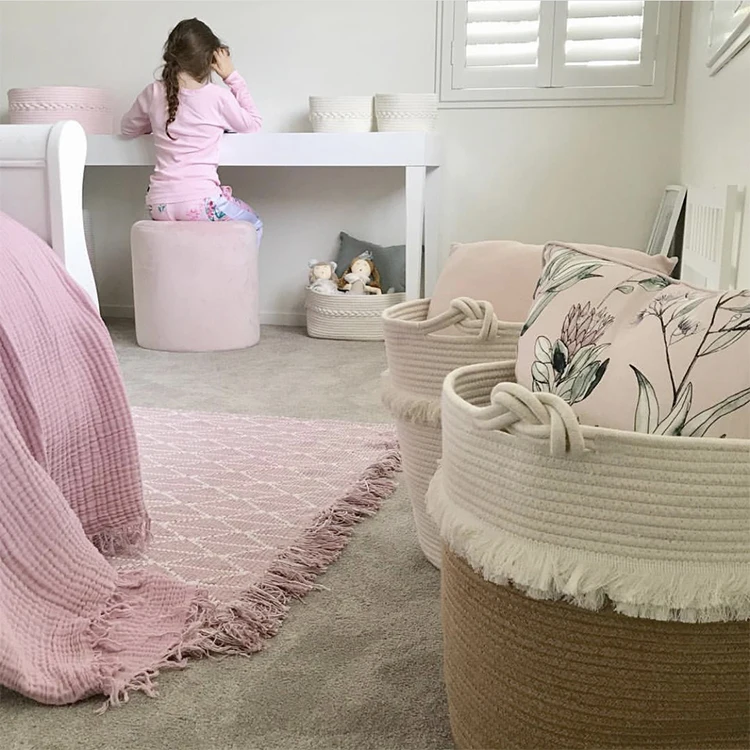 Cotton-Organizer-Baby-Bedding-Set-Accessories-Toys-Diaper-Barrel-Basket-Baby-Stuff-Storage-Bag-Tassel-Bucket-for-Baby-Room-Decor-08