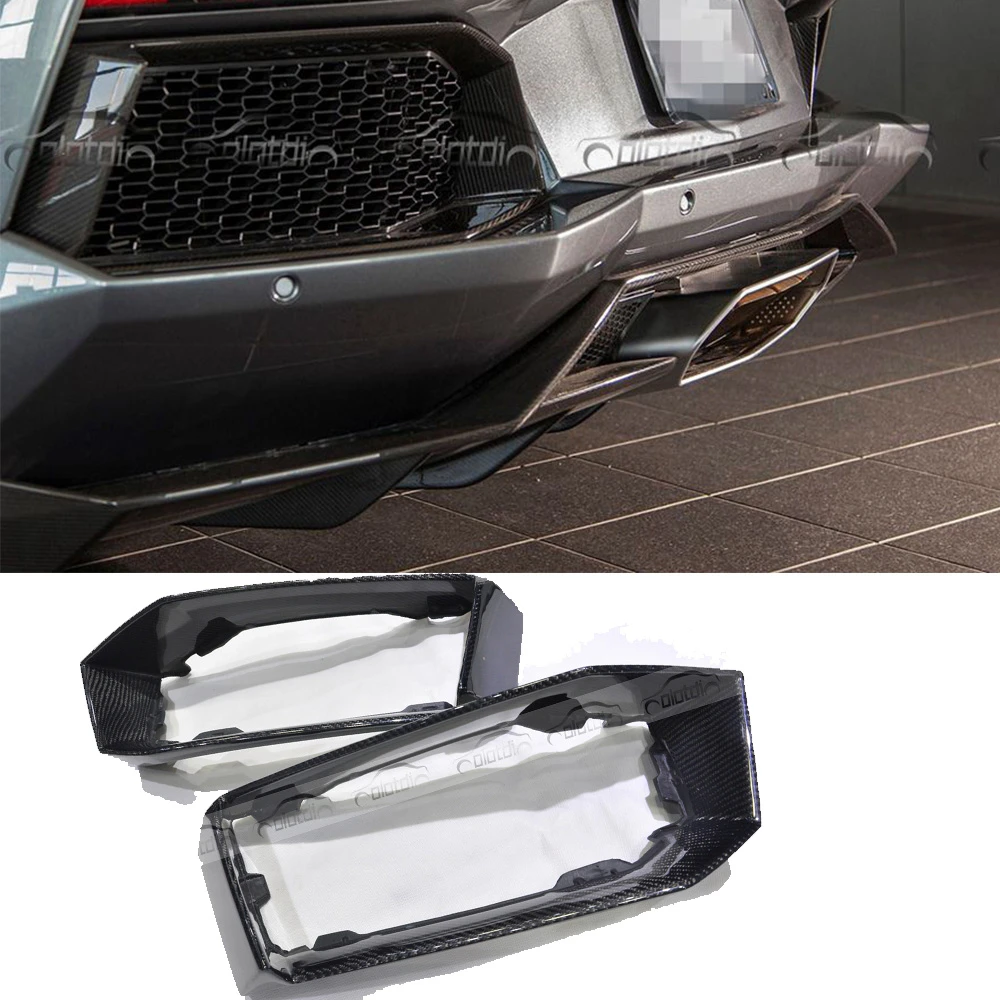 Rear bumper grill surround set for Lamborghini Aventador LP700 