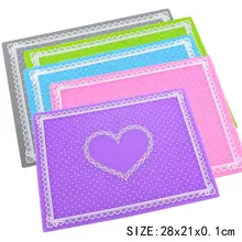 8 Цветные подушки держатель для ногтей для салонов Подушка кружевная скатерть для стола моющийся Мат коврик складной моющийся инструмент для маникюра