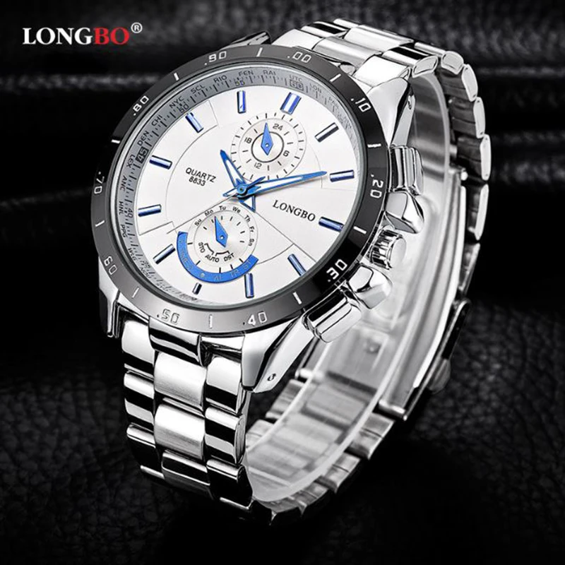 

Men's Watch LONGBO Top Brand Luxury Male Wrist Watch Male Clock Hodinky Relogio Masculino 2018 saat