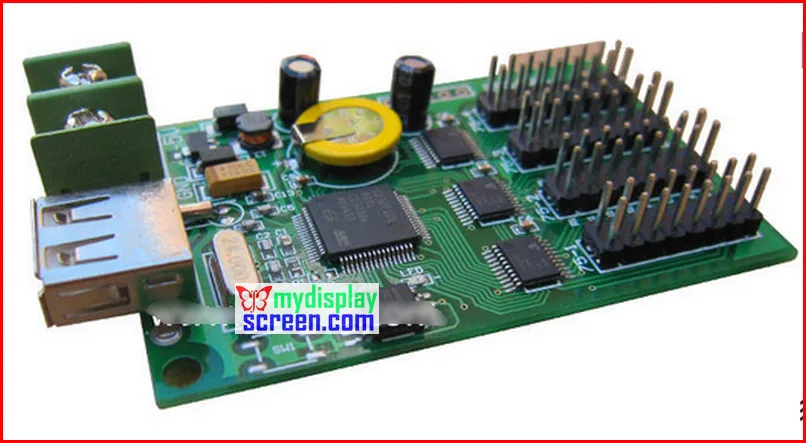 Async usb full color video controller,192 * 128, 384 * 64 control area, 4 hub75 ,support iamges, video, text program