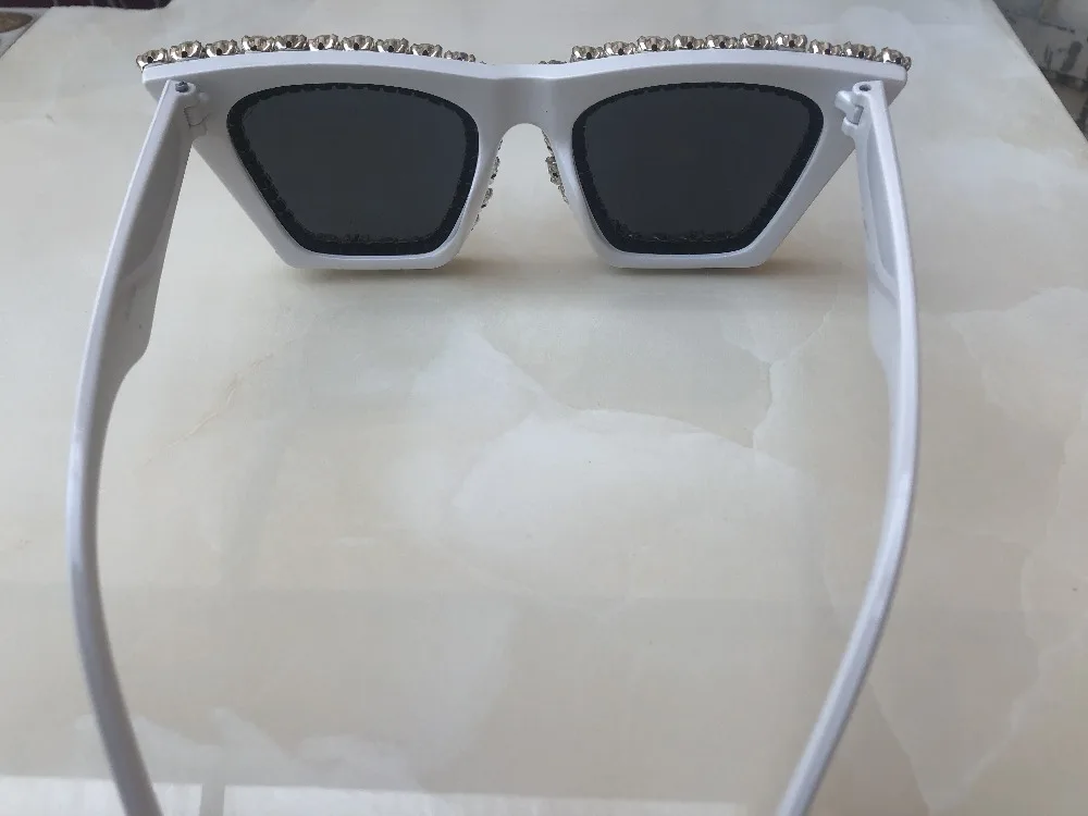 Модные леопардовые женские солнцезащитные очки "кошачий глаз", алмазные пластиковые солнцезащитные очки UV400, квадратные солнцезащитные очки Gafas de sol