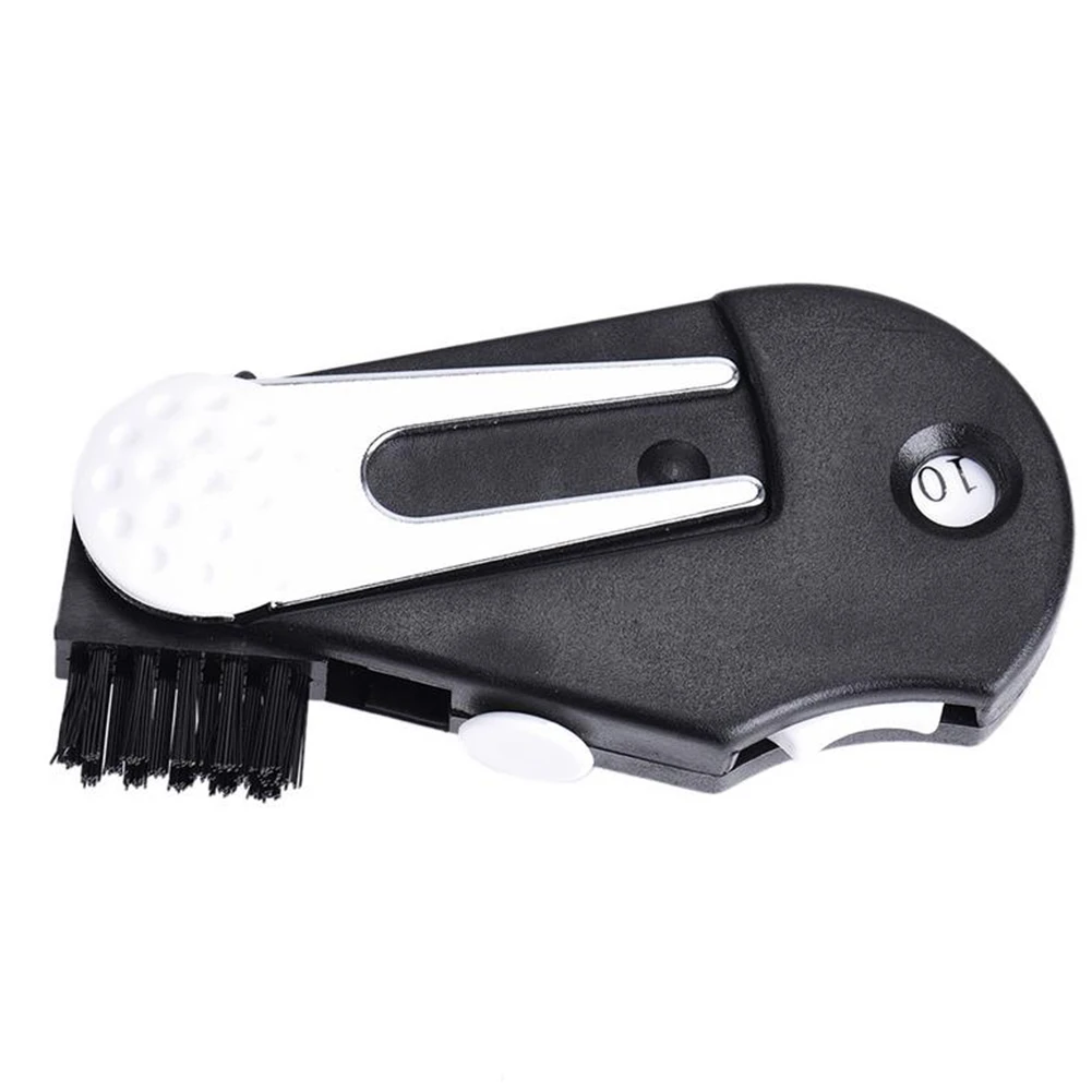 

5 In 1 Score Counter Training Aids Foldable Multifunctional Lawn Golf Divot Tool Portable Accessories Putting Green Fork Repair