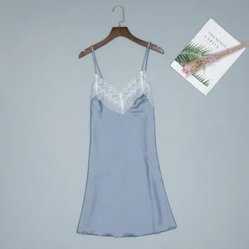 

Sexy Women Silky Sleep Robe Strap Top Sleepwear Nightdress Lady Home Wear Nightgown Bath Gown Sleepshirts Bathrobe M-XL