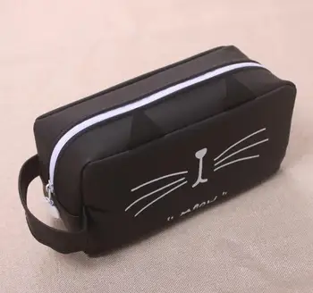 

Popular Silicone Cat Makeup Cosmetic Case Pen Pencil Bag Zipper Coin Pouch Purse New-in Coin Purses