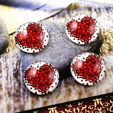 Новая мода 20 шт 12 мм ручной работы фото стеклянные кабошоны(E2-42