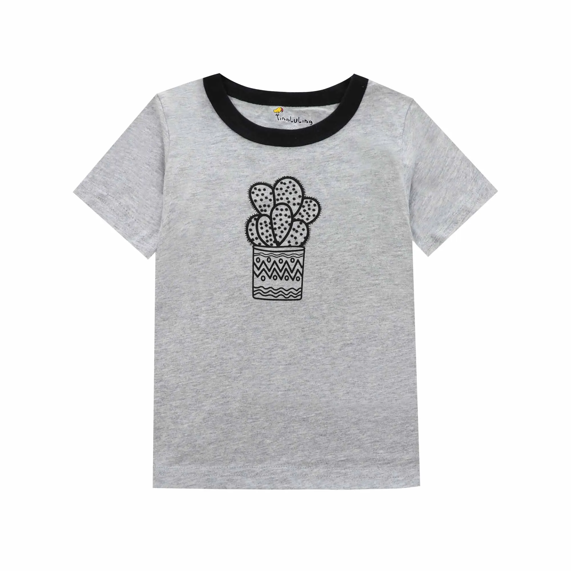 Одежда для маленьких мальчиков одежда с фламинго для маленьких девочек футболки Забавная детская футболка детские футболки для девочек и мальчиков, топы - Цвет: ST12