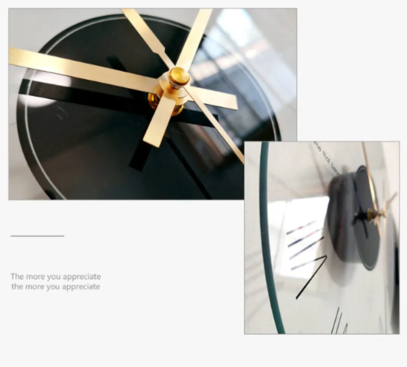Настенные часы минималистичные кварцевые часы цветок прозрачные настенные часы украшение дома гостиная Бесшумная 12 дюймов