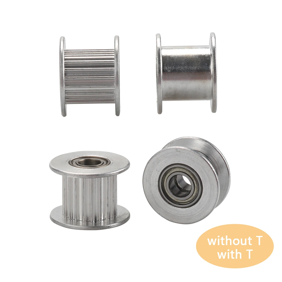 

1Pc GT2 Idler Timing Pulley 20 Tooth Wheel Width 6/10mm Bore 5mm Aluminium Gear Teeth 3D Printers Parts For Reprap Parts